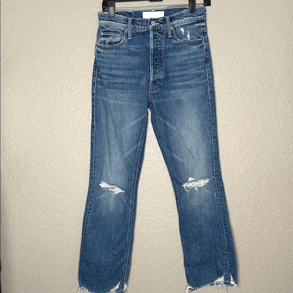 MOTHER SUPERIOR The Tripper Chew Denim Jeans In Cryin' Cowboys Wash - Picture 7 of 13